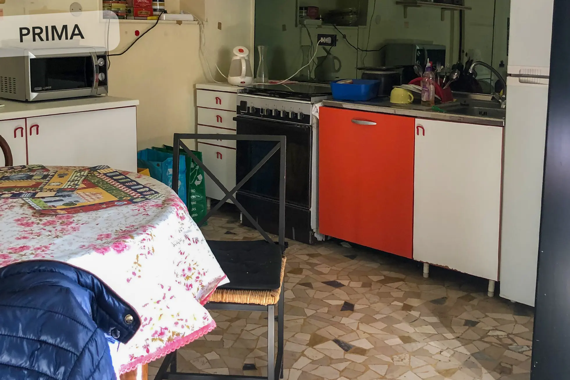 Immagine dell'appartamento prima della ristrutturazione